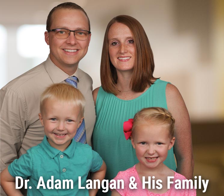 Dr. Adam Langan and His Family