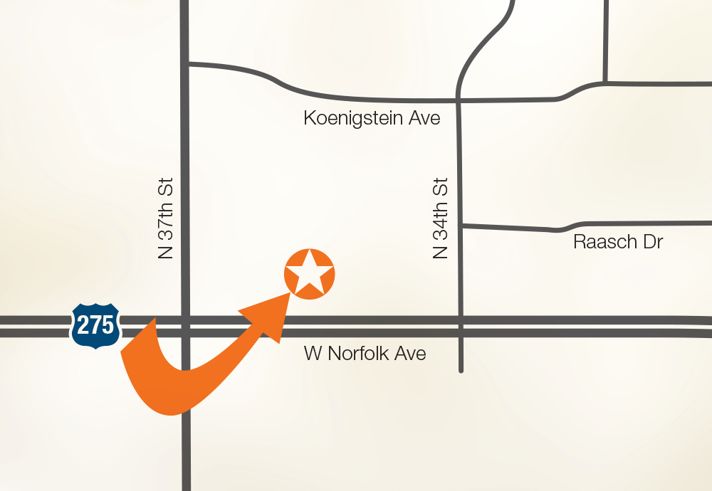 A Map of Our Office's Location
